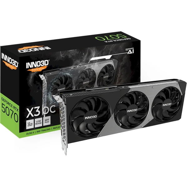 INNO3D NVIDIA GeForce RTX 5070 X3 OC 12GB GDDR7 - Grafické karty - Obrázek 6QWH000K01