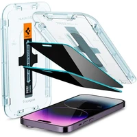 Spigen Glass EZ Fit Privacy 2 Pack ochranné sklo iPhone 14 Pro Max - Ochranné folie a skla