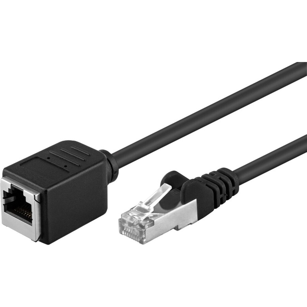 PremiumCord prodlužovací Patch kabel RJ45-RJ45 1m černý