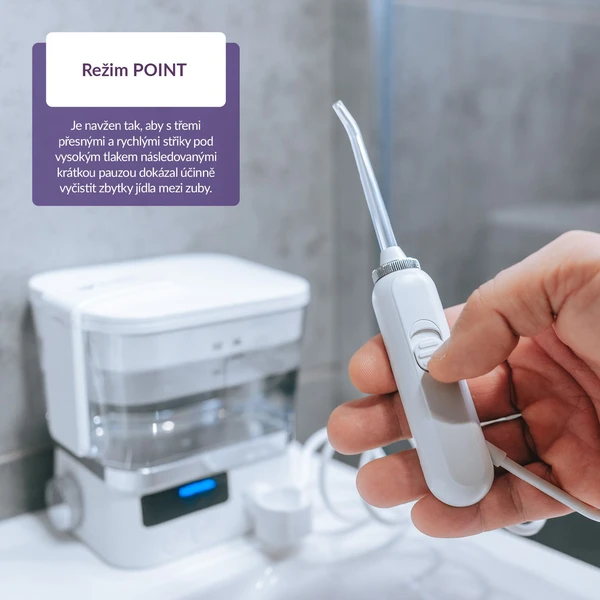 TrueLife AquaFloss Station F300 ústní sprcha bílá - Ústní sprchy - Obrázek 6SUL000K01