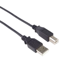 PremiumCord USB-A/USB-B kabel 0,5m černý - Kabely a redukce