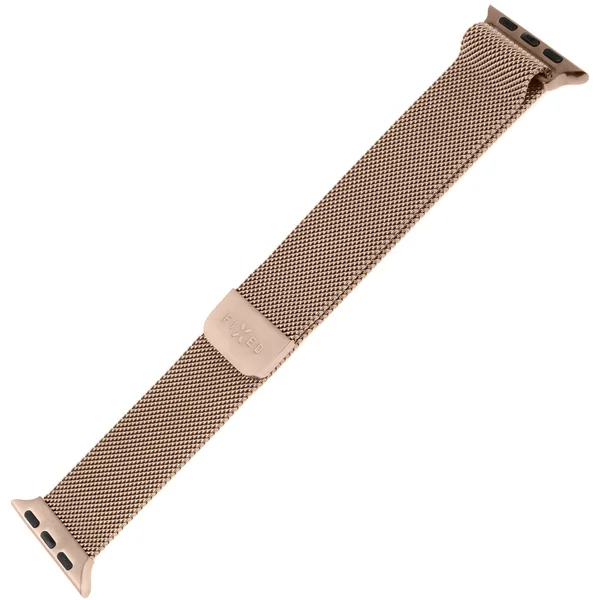 FIXED Mesh Strap síťový nerezový řemínek Apple Watch 38/40/41mm růžově zlatý - Řemínky - Obrázek 6TQU600301