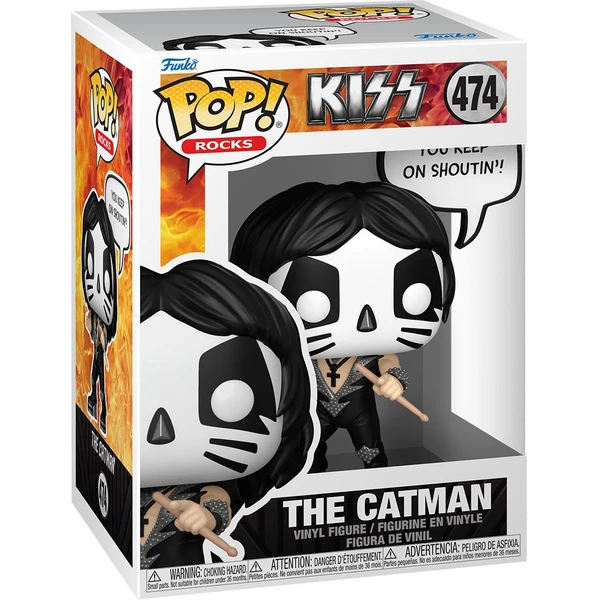 Funko POP! #474 Rocks: KISS - The Catman (Rock & Roll All Night) (Sayings) - Funko POP! - Obrázek 6U7H000K01