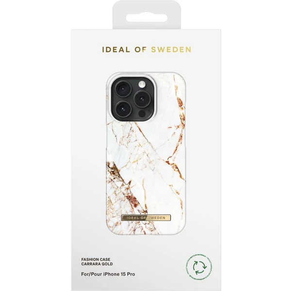 iDeal Of Sweden Fashion zadní kryt iPhone 15 Pro Carrara Gold - Pouzdra - Obrázek 6U80000O01