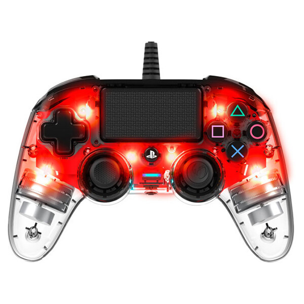 Nacon Wired Compact Controller PS4 Červená