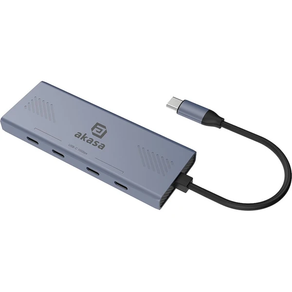AKASA USB-C Hub 4v1 antracitový - USB huby - Obrázek 6WGK000K01