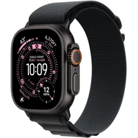 Apple Watch 49/46/45/44mm černý Alpský tah malý černý titan - Řemínky