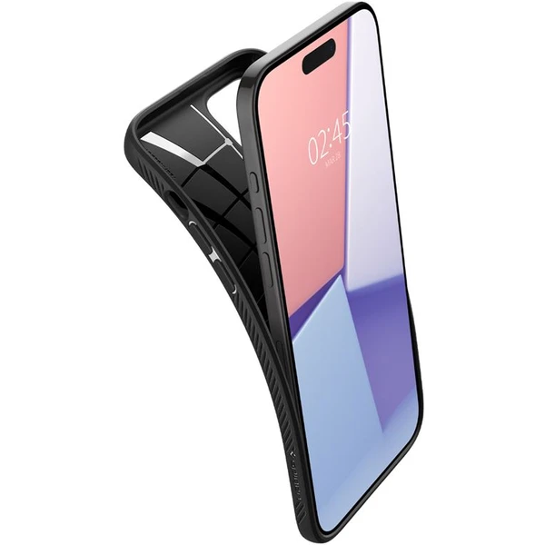 Spigen Liquid Air kryt iPhone 15 Pro Max matně černý - Pouzdra - Obrázek 6XT8000601