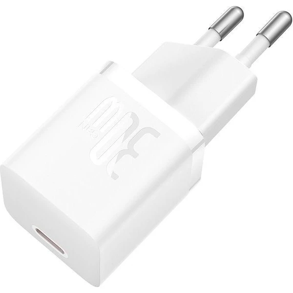 Baseus GaN5 30W USB-C nabíječka do sítě bílá - Nabíječky - Obrázek 6XTL000K01