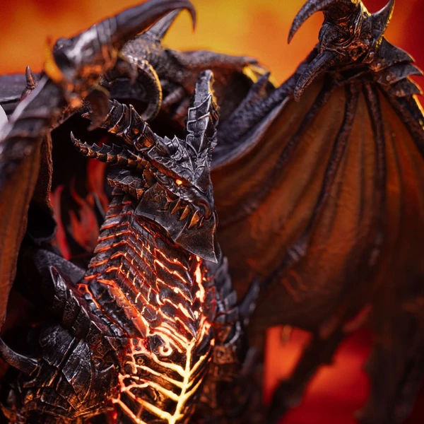 Soška HEX Collectibles Blizzard: Hearthstone - Deathwing 3D Art Frame - Sochy a sošky - Obrázek 6XWF000K01