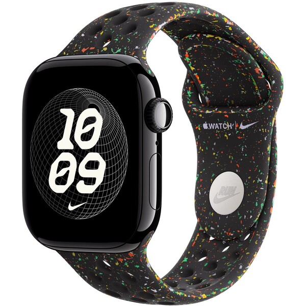 Apple Watch 42/41/40/38mm Midnight Black sportovní řemínek Nike M/L