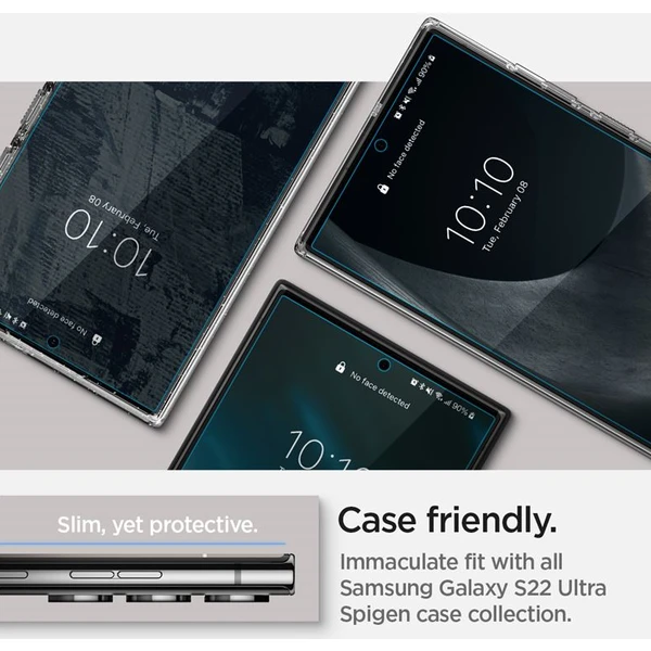 Spigen Neo Flex 2 Pack ochranná fólie Samsung Galaxy S22 Ultra - Ochranné folie a skla - Obrázek 6ZE0700301