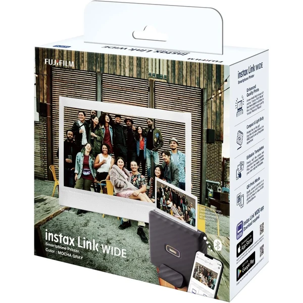Fujifilm Instax Link Wide tiskárna Mocha Gray - Tiskárny - Obrázek 6ZQ6000P01