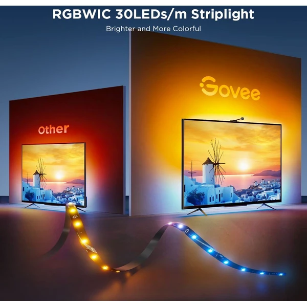 Govee Backlight 3S Netflix TV 55-65 SMART LED podsvícení RGBICW - Chytrá osvětlení - Obrázek 6a124b45c8fe404c8e82cdaa416e7d1d