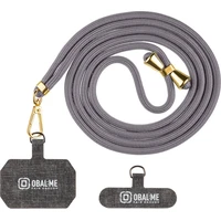 OBAL:ME NeckTag Allure popruh na telefon tmavě šedý - Popruhy a crossbody