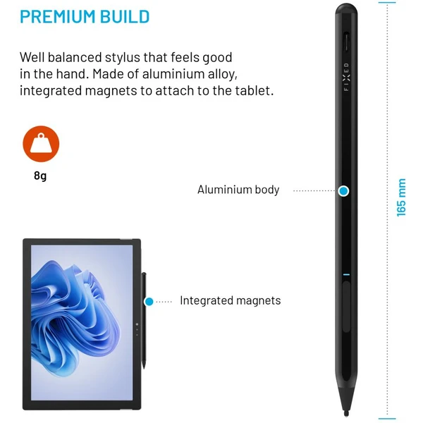 FIXED Graphite Active dotykové pero pro MPP 2.0 černé - Stylusy - Obrázek 6a28bffbe69343298ce8ec18c1ad2e48
