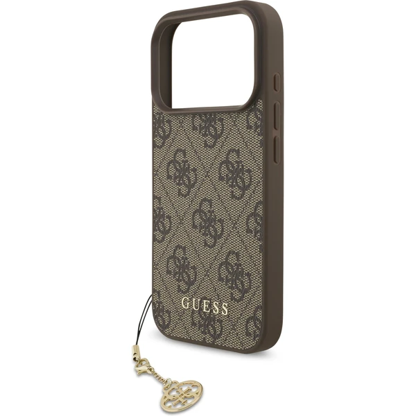 Guess 4G Charm kryt iPhone 17 Pro hnědý - Pouzdra - Obrázek 6a2b921daf8a45a5b1f015b33511bd28