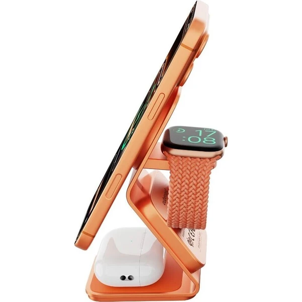 Cubenest SQ314 Qi2.2 (MagSafe) 3v1 nabíječka (35W) oranžová - Nabíječky - Obrázek 6a33c6bf2a7e47bc900f41a780903a21