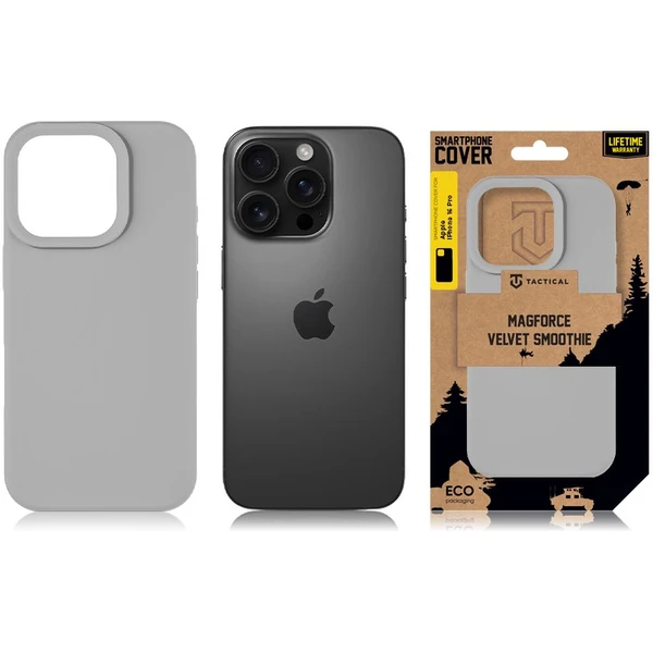 Tactical MagForce Velvet Smoothie Kryt pro Apple iPhone 16 Pro Foggy - Pouzdra - Obrázek 6a3caef4d4f64fa9898c2a779be1e385