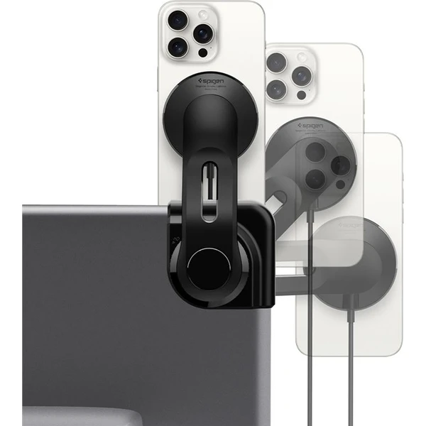 Spigen Tesla TapLock MagSafe Car Mount Charger Qi2 držák s nabíjením černý - Držáky - Obrázek 6a3e6efd02184d11bc620223d9e3aac1