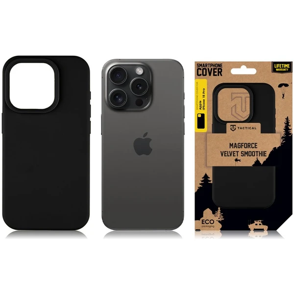 Tactical MagForce Velvet Smoothie Kryt pro Apple iPhone 15 Pro Asphalt - Pouzdra - Obrázek 6a7a53a15f7a403f9150c0f33a45667e
