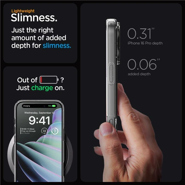 Spigen Crystal Flex MagSafe krytiPhone 16 Pro crystal clear - Pouzdra - Obrázek 6a876779320941efacd291727ef6d913