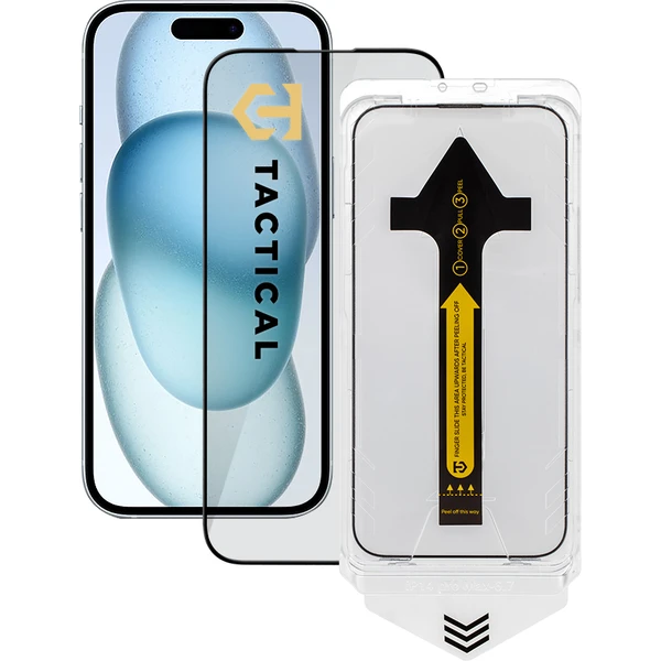 Tactical Impact Barrier for Rookies sklo s aplikátorem Apple iPhone 15/16 - Ochranné folie a skla - Hlavní obrázek