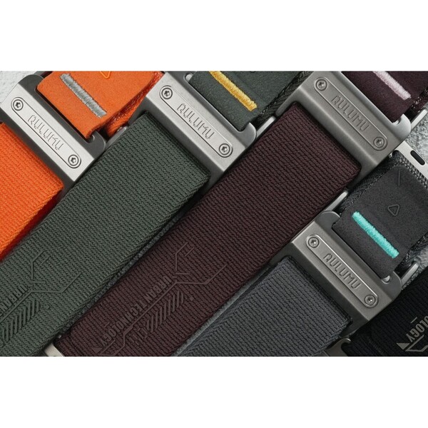 Aulumu A11 Mag Buckle Slim řemínek Apple Watch 49/46/45/44/42mm Silver Buckle/Orange Strap - Řemínky - Obrázek 6a971d99eb0041a09c1fef93afe60577