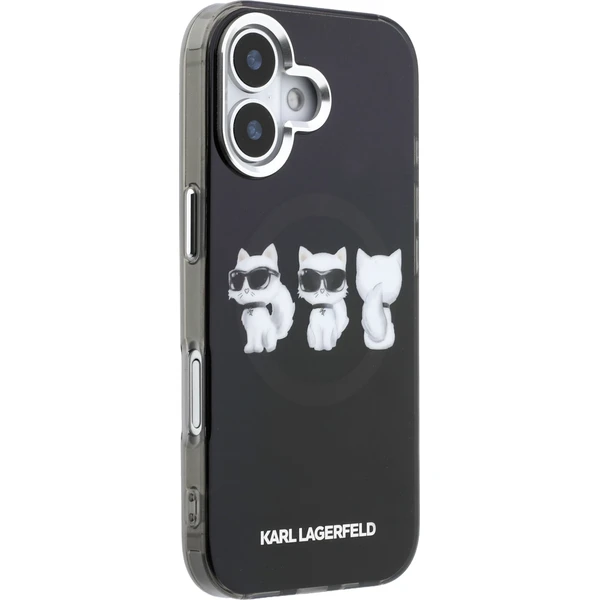 Karl Lagerfeld IML Choupette Trio Watercolor MagSafe kryt iPhone 17 černý - Pouzdra - Obrázek 6acc03812e0046d3a8d074a88536fd62