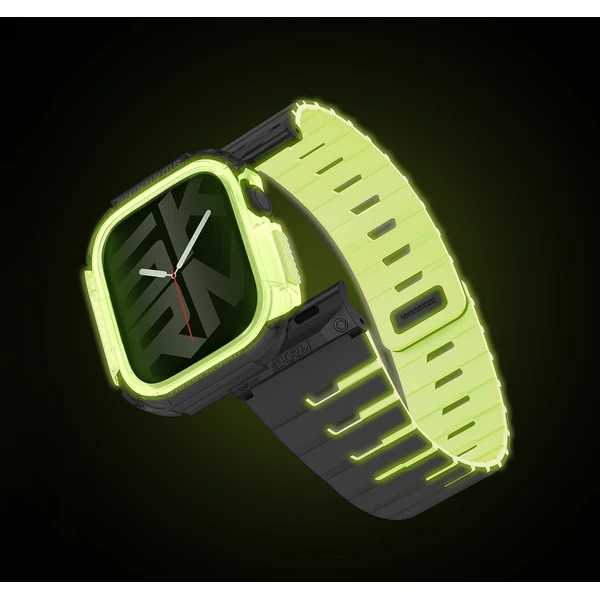 SKINARMA Gemini + Atom řemínek a kryt Apple Watch 42mm limetkový (neonový) - Řemínky - Obrázek 6ad66fa93112449e980a575f43dd71a2