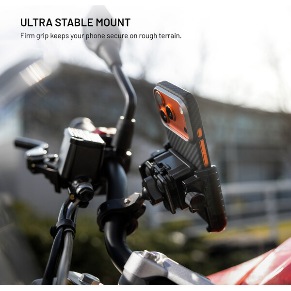 FIXED Bikee Anti-Shock univerzální držák na motorku a kolo černý - Držáky - Obrázek 6ae87b743b99464f856de051426d300a