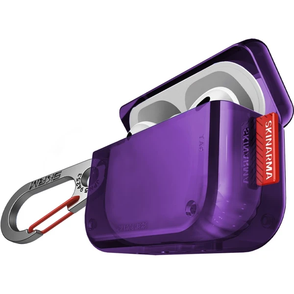 SKINARMA Saido pouzdro pro AirPods Pro 2 fialové - Pouzdra - Obrázek 6afc375e3f7e4b2cb61a53e484f0ae58