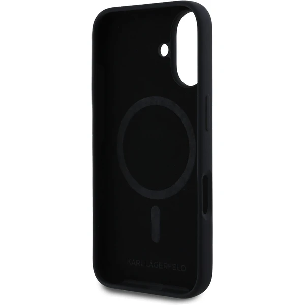Karl Lagerfeld Liquid Silicone Karl and Choupette MagSafe kryt iPhone 16 černý - Pouzdra - Obrázek 6b0c478c11574090b520d3e3bb0cf933