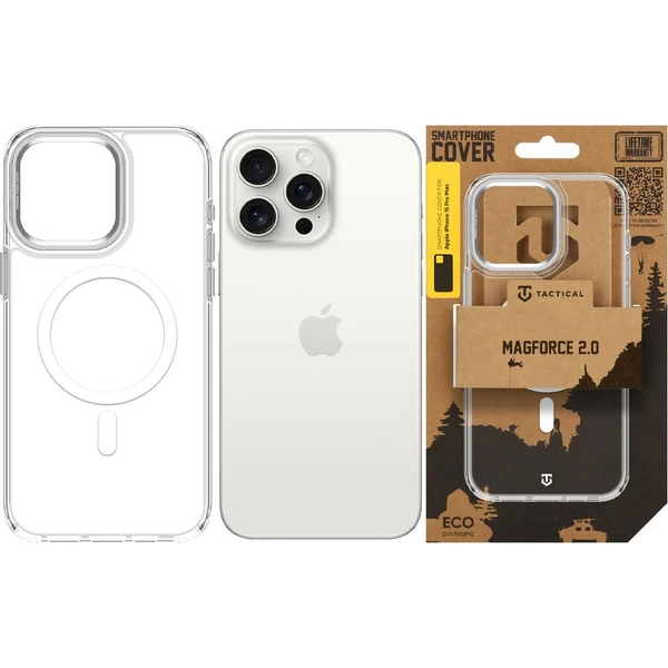 Tactical MagForce 2.0 MagSafe kryt Apple iPhone 15 Pro Max stříbrný - Pouzdra - Obrázek 6b123e600acf48c281bd306358d0be1f