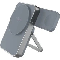 FIXED MagZen 5 Stand MagSafe powerbanka 5000 mAh se stojánkem (20W) šedá - Powerbanky