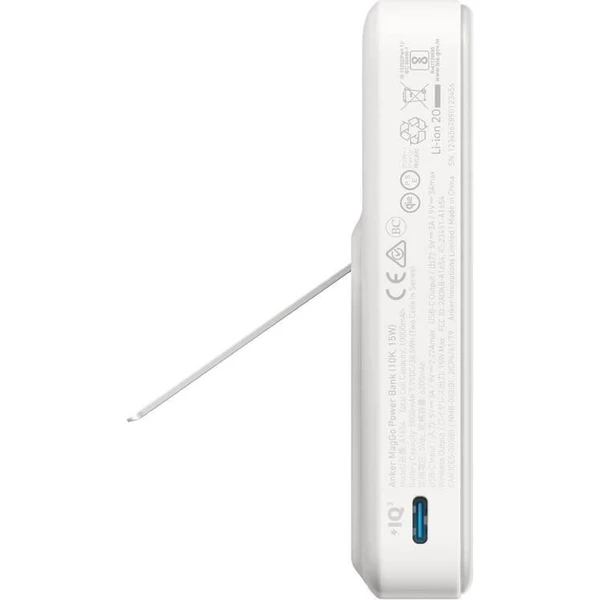 Anker MagGo Qi2/MagSafe powerbanka (10000mAh) 27W bílá - Powerbanky - Obrázek 6b2eb9bd7aa841d997a23df65ab78639