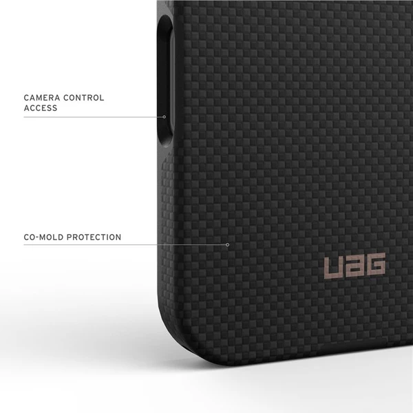 UAG Fibr Armr MagSafe kryt iPhone 17 Pro kevlar černý/bronzový - Pouzdra - Obrázek 6b36bd9130174de79d169146303efe5d