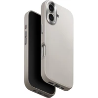 UNIQ Lyden Premium Leatherette MagClick MagSafe kryt iPhone 17 Clay - Pouzdra