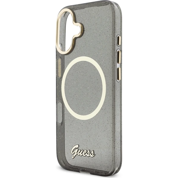 Guess IML Glitter Script Strap MagSafe kryt iPhone 17 černý - Pouzdra - Obrázek 6b43521fcd1144c293340bcc72e1a2dc