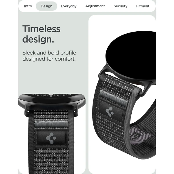 Spigen Athlex Air Active řemínek Google Pixel Watch 5/4/3 41mm/2/1 black/grey - Řemínky - Obrázek 6b4f8d9b590e4315a145c203dc116c6d