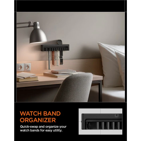 Spigen Apple Watch Band Organizer na řemínky (S341) černý - Organizéry - Obrázek 6b7ebd70b5a94266acdf0151c37b0988