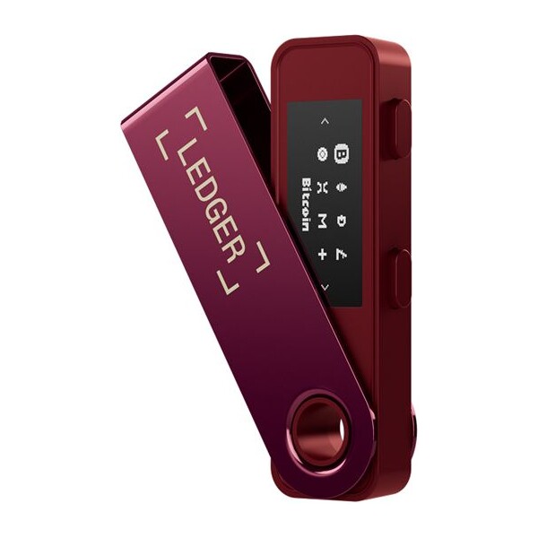 Ledger Nano S Plus krypto peněženka (Android/MacOS/Windows/Ubuntu) Crimson Magenta