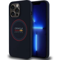Oracle Red Bull Racing Silicone Red Ring MagSafe kryt iPhone 13 Pro modrý - Pouzdra