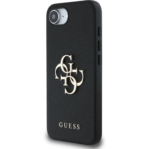 Guess PU Grained 4G Metal Logo kryt iPhone 17e/16e černý - Pouzdra - Obrázek 6c130b0e8f6e4e0f9d6bbe2b2ad122c5