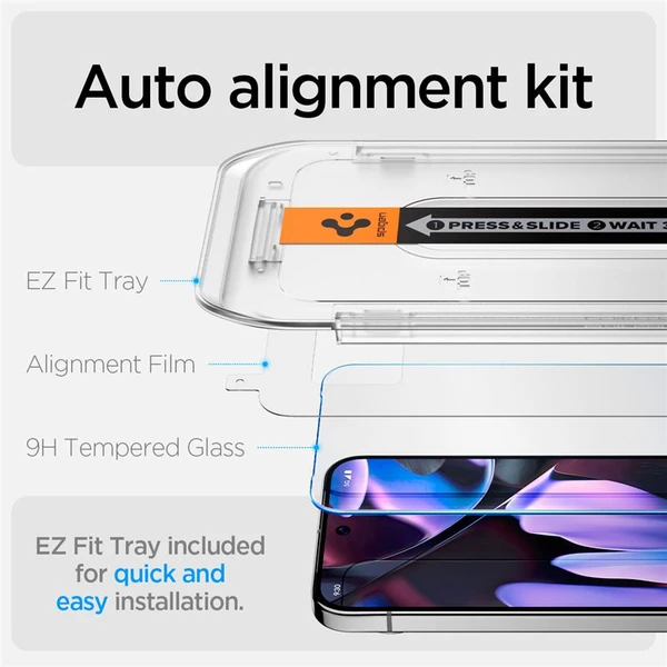 Spigen Glass tR EZ Fit 2 Pack tvrzené sklo Google Pixel 9 Pro XL čiré - Ochranné folie a skla - Obrázek 6c1ea83749f744eb9f256e242047a2b5