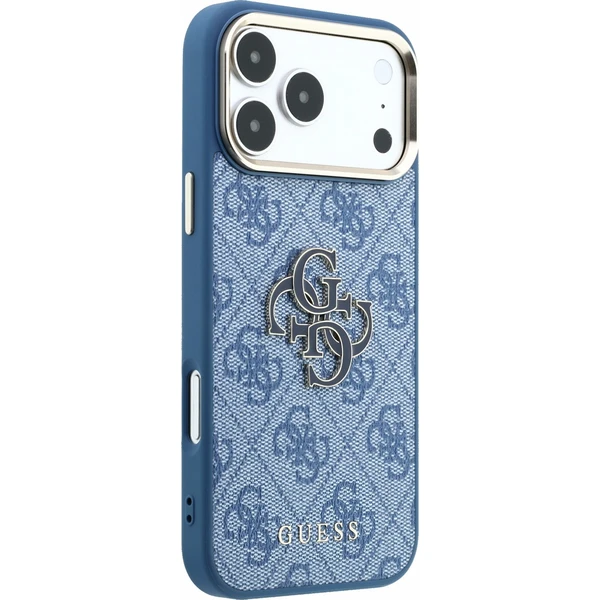 Guess PU 4G Resin Metal Logo kryt iPhone 18 Pro modrý - Pouzdra - Obrázek 6c1ec12cccd140b68994cca440ec2bc4