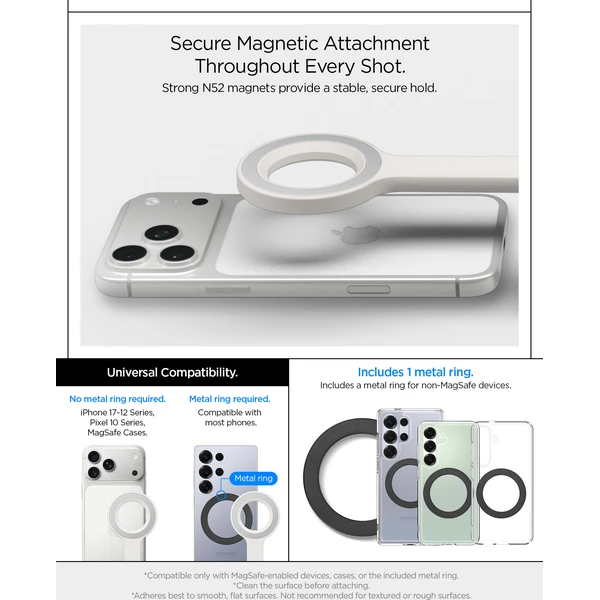 Spigen MagSafe Tripod Selfie tyč béžová - Držáky - Obrázek 6c52cab728a144699e42165b9daa2b46