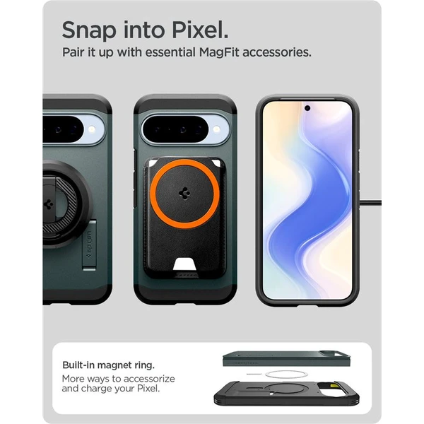 Spigen Tough Armor MagSafe kryt Google Pixel 10/10 Pro zelený - Pouzdra - Obrázek 6c7765ebb7294b00a6d9a86c45973d3b