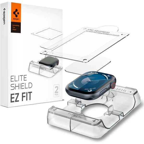 Spigen Eliteshield EZ Fit ochranná fólie Apple Watch Series 10 (46mm) 2 ks - Ochranné folie a skla - Hlavní obrázek