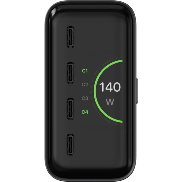 Satechi ChargeView 140W Desktop Charger nabíječka (4xUSB-C) vesmírně černá - Nabíječky - Obrázek 6cd06baec6814cb08f2331c2e9c69d98